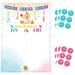 1 Set Gender Reveal Poster Baby Gender Reveal Game Party Boy Girl Voting Stickers