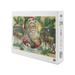 Savannah Georgia Holiday Greetings Santa and Reindeer Scene (19x27 inches Premium 500 Piece Jigsaw Puzzle for Adults and Family Made in USA)