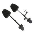 ROZYARD 2pcs Brake Throttle Pedals Car Accelerator Pedal Nonslip Foot Rest Gas-Brake Pedal for Go Kart UTV-ATV Quad Accessories