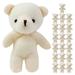 20Pcs Little Bear Toys Stuffed Tiny Bear Soft Tiny Bear DIY Mini Bear Decorations