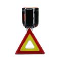 Bike Taillight USB Rechargeable LED Rear Light Cycling Safety Flashlight with Triangle Warning Sign Shape 5 Light Modes Fit for General Road Bikes (Triangle Warning Sign Shape)