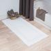 Bathroom Rugs - 60x24-Inch Plush Cotton Bath Rug Set by Lavish Home (White)