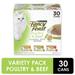 Fancy Feast Classic Adult Grain-Free Chicken Turkey and Beef Pate Wet Cat Food Variety Pack 3 oz. Can Pack of 30