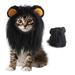Pet Headwear Wig Hat Pet Dog Cat Headband Dog Cat Dress Lion Headbandblacks