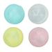 4Pcs Light Up Beach Balls Reusable LED Glow in The Dark Pool Ball Floating Inflatable Beach Pool Toy Outdoor Indoor Halloween Christmas Party Decoration