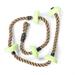 Children Swing Disc Climbing Playground Climbing Rope Kids Playground Equipment Toys for Kids Outdoor Backyard Playground [Green]