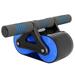 1PC Automatic Kick-back AB Roller Abdominal Muscle Trainer Wheel Sturdy Abdominal Exercise Roller Practical Fitness Device for Fitness Use Blue