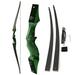 60 AMEYXGS Archery Hunting Longbow for Outdoor Sports Target Practice BLACK HUNTER Recurve Bow 20-60lbs