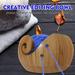 Hxoliqit Yarn Bowl Organizer Wood Storage Portable Holder Handmade for Knitting Crochet Desk Decor Office Desk Decor Utility tool