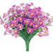 Stiwee Make Christmas Great Again Home Artificial Flower 6 Bunches Of Artificial Daisy Flowers Outdoor Fake Autumn Flower Decorations Non-Fade Faux Plastic Autumn Flowers 15*8.5 in