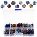 1 Box of Glass DIY Beads Spacer Beads for Jewelry Small Glass Beads Glass Spacer Beads Jewelry Beads