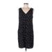 Gap Casual Dress - Shift V Neck Sleeveless: Black Dresses - Women's Size Medium