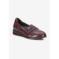 Women's Dannon Flat by Ros Hommerson in Berry Crinkle Patent (Size 8 1/2 M)