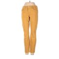 Gap Jeans - Mid/Reg Rise Skinny Leg Boyfriend: Yellow Bottoms - Women's Size 2 - Dark Wash