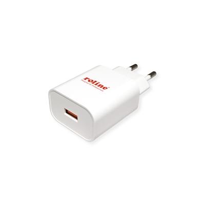 ROLINE USB Charger mit Euro-Stecker, 1 Port, QC3.0, 18W Image