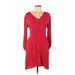 Gap Casual Dress - Wrap: Red Dresses - Women's Size 12