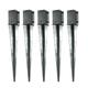 5 x Fence Post Holder 75mm posts Support Drive Down Spike Clamp Grip Galvanised for 75mm x 75mm posts, 600mm spike (3" x 24") Eliza Tinsley Swiftpost, Pack of 5