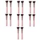 POPETPOP 14 Pcs Foundation Brush powder brush travel kits for women Portable Makeup Makeup Tools Makeup Beauty Brush Dresser Makeup supplies liquid Miss aluminum tube