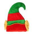 DVELAS Santa hat,Christmas hat Christmas Hat With Curved Tip And Cute Elf Ears For Kids Christmas Elf Hat Elf Hat With Gold Velvet Material Red And Green,New Year Festive Party Gifts