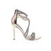 Steve Madden Heels: Silver Shoes - Women's Size 6 1/2 - Open Toe