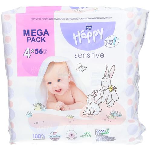 Bella baby Happy Feuchttücher sensitive 4x56 St Tücher