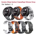 Bracelet en caoutchouc Garmin Instinct1 2 bracelet en silicone ajustement facile bracelet à