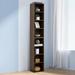 Ebern Designs Giankarlo Bookcase Wood in Brown | 70.9 H x 11.6 W x 9.3 D in | Wayfair 5ABE2A236C8A4D94ADC2A25FC3DC0A5D