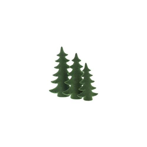 Tannenset `Moos` ; grün ; Höhe 18 cm, 23 cm, 28 cm