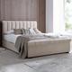 Natural Stone Upholstered Sleigh Ottoman Bed Frame By Time4Sleep (Ascot)