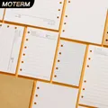 Raccoglitore ad anelli di alta qualità Notebook A5 Personal A6 A7 A8 Dimensioni Inserto Ricariche Sciolto Foglia Spirale Diario Planner Nucleo interno 100g Carta