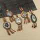 5 stili fatti a mano Nepal buddista Mala collana con ciondolo con perline in legno etnico gioielli lunghi regalo per donna uomo elegante