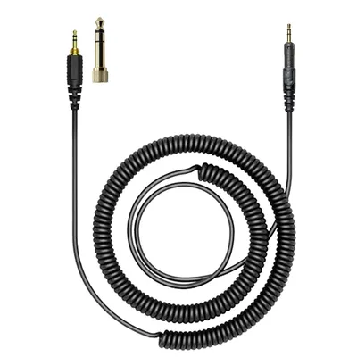 Poyatu Spring Relief Spiralkabel für Yamaha HPH-MT5 HPH-MT5W HPH-MT8 Monitor Kopfhörer Ersatz Image