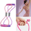 Hot 8 Word Yoga Fitness Resistance Band Elastic Band Chest Developer Rubber Loop Fitness Equipment