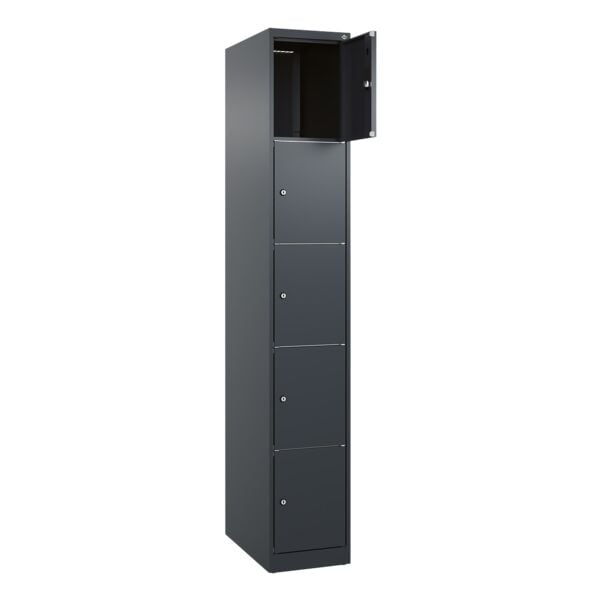 CP Schließfachschrank »Classic Plus Korpus anthrazit« 1x5 Fächer grau, 30x185x50 cm