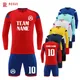 Men's Adult Soccer Goalkeeper Jersey Professional Goalie Uniform Football Long Sleeve Kit Set 2023