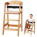 VEVOR Beech Wooden Adjustable Feeding High Chair for Babies & Toddlers
