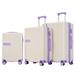 Hardside Luggage Set 3-Piece Spinner Suitcase Set with TSA Lock (20", 24", 28")