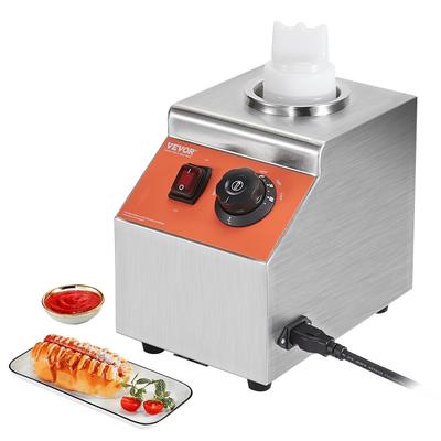 VEVOR 80-1300W Electric Cheese Sauce Warmer Cheese Dispenser with Pump