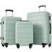 ABS Hardshell Luggage Sets 3-Piece Suitcase Spinner Wheels Suitcase with TSA Lock 20''24''28''