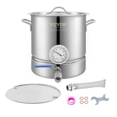 VEVOR Stainless Steel Brewing Kettle Pot for Home Supplies