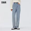 Semir 2023 Women Jeans Spring New Skinny Skinny Wide-leg Pants Jeans for Women