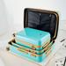 New Model Glossy Hardshell Luggage Set 3 Piece 20"24"28" Double Spinner 8 Wheels Suitcase w/TSA Lock & 3-level Adjustable Handle