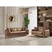 Luna Contemporary Style 2PC/3PC Livingroom Set Made with Wood & Velvet Fabric