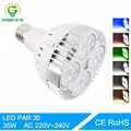 GreenEye PAR30 35W LED Lamp LED Spotlight AC 220V 240V RGB led par Lampara for Home Lighting SMD