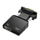 HD 1080P HDMI to VGA Adapter Converter With Audio For PC Laptop to HDTV Projector VGA to