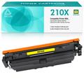 210X Toner (With Chip) Compatible for HP 210X Toner cartridges 1-Pack Yellow Printer Ink for HP 210X W2100X Color Laserjet Pro MFP 4301fdw 4301fdn Pro 4201dw 4201dn