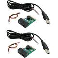 2X GM67 1D/2D USB UART Barcode Scanner QR Code Scanner Module Reader