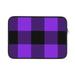 Bingfone Purple Buffalo Plaid Laptop Sleeve Case 15 Inch 360Â° Protective Computer Carrying Bag