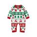 Shiningupup Baby Boys Girls Christmas Knit Romper Sweater Santa Long Sleeve Bodysuit Warm Winter Clothes Toddler Shirt Boy Baby Boy s Clothing Summer Baby Boy Rompers 3 6 Months Fall