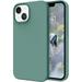 iPhone 13 Case Liquid Silicone Soft Gel Rubber iPhone 13 Phone Case Slim Fit Cover with Microfiber Lining Shockproof Protective Phone Cases for iPhone 13 6.1 inch Pine Green